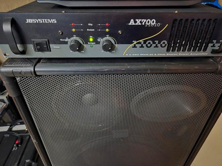 LEM P.A. Systeem met JB Systems Versterker, Muziek en Instrumenten, Versterkers | Bas en Gitaar, Gebruikt, Ophalen
