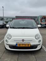 Fiat 500 Cabrio Wit - Rode Kap, Euro 5, Leder en Stof, Wit, Origineel Nederlands