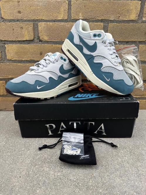 Nike air Max 1 Patta Waves Noise Aqua - size 36, Kleding | Heren, Schoenen, Nieuw, Sneakers of Gympen, Overige kleuren, Verzenden