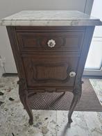 Antiek Nachtkastje met Marmeren Blad - Zeer Goede Staat, Antiek en Kunst, Ophalen