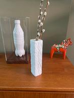 Vintage jaren 60 70 Ingrid Gläser Bark vaasje wit, Ophalen of Verzenden