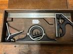 Starrett combi winkelhaak set+stookpasser van Benson, Ophalen of Verzenden, Gebruikt
