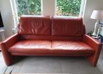 lederen Leolux Fidamigo 3-zits bank, Huis en Inrichting, Ophalen, Gebruikt, Driepersoons, Rechte bank
