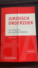 Juridisch onderzoek 114 vragen en antwoorden tweede druk, Boom, Nieuw, Ophalen of Verzenden, WO