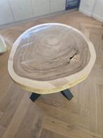 Boomstam tafel, Huis en Inrichting, Tafels | Eettafels, Ophalen, 100 tot 150 cm, 50 tot 100 cm, Zo goed als nieuw