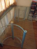 Glazen tafel gratis, Huis en Inrichting, Ophalen, 100 tot 150 cm, 50 tot 75 cm, 150 tot 200 cm
