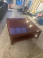 Massief kersenhouten salontafel 115x115, Gebruikt, 100 tot 150 cm, Vierkant, Ophalen of Verzenden