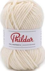 Phildar Phil Partner 6 kleur Ecru, Ophalen of Verzenden, Nieuw, Breien of Haken, Wol of Garen