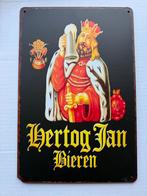 Hertog Jan Bieren Reclamebord Vintage 30 bij 20 metaal, Verzamelen, Biermerken, Ophalen of Verzenden, Reclamebord, Plaat of Schild