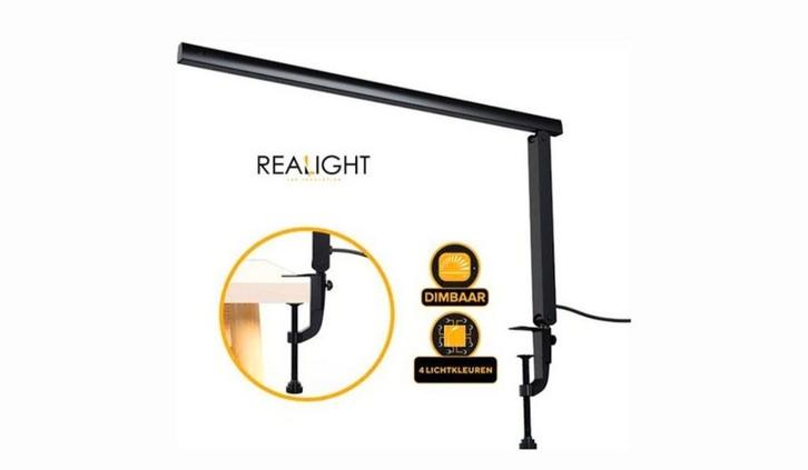 Realight dimbare LED-bureaulamp, Huis en Inrichting, Lampen | Tafellampen, Nieuw, Ophalen of Verzenden