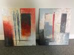 Schilderijen- tweeluik, Antiek en Kunst, Kunst | Schilderijen | Abstract, Ophalen
