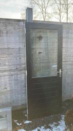 Buitendeur Achterdeur Balkondeur Schuurdeur  Hardhout, Ophalen of Verzenden, Zo goed als nieuw, Minder dan 250 cm, Schuur