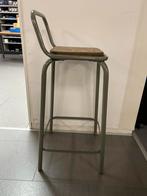 10+ Mooie en stevige Vintage barkrukken in Petrol kleur, 5 krukken of meer, Ophalen, Zo goed als nieuw, Metaal