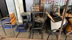 Partij 38 (st) stapelbare stoelen – kantoorstoelen, Ophalen, Gebruikt, Overige materialen, Vijf, Zes of meer stoelen