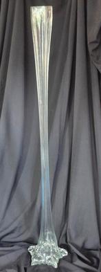 Slanke vaas van 120 cm hoog jm jorgen mortensen, Ophalen, Overige kleuren, 75 cm of meer, Glas