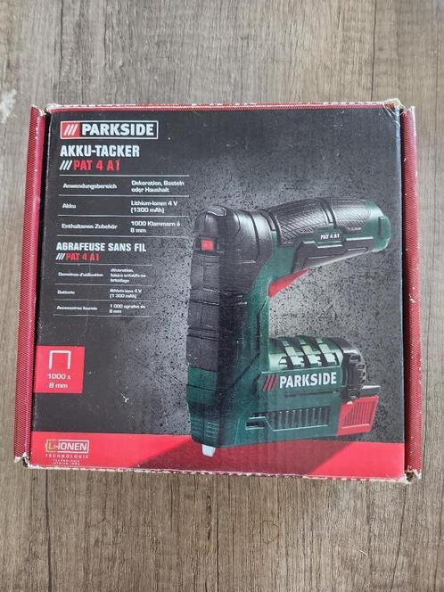 PARKSIDE Accu-tacker, Doe-het-zelf en Verbouw, Gereedschap | Overige machines, Zo goed als nieuw, Ophalen of Verzenden