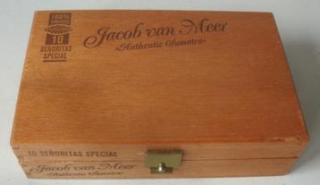 Gaaf kistje Jacob van Meer Authentic Sumatra 11,5 x 7,3 x 3, beschikbaar voor biedingen