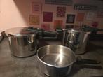 Tefal snelkookpannen! 3&5 liter!, Huis en Inrichting, Keuken | Potten en Pannen, Ophalen, Gebruikt, Rvs, Kookpan of Snelkookpan