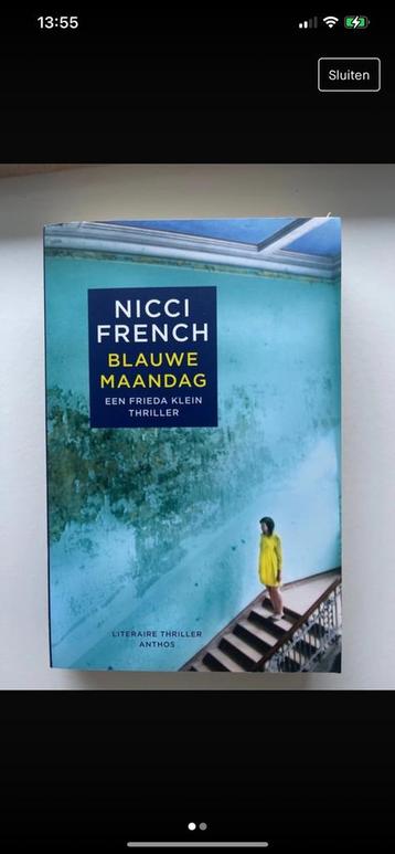 Nicci French boek Blauwe Maandag 