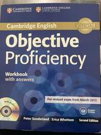 Cambridge English Objective Proficiency - students &Workbook, Ophalen of Verzenden, Alpha, Zo goed als nieuw, Niet van toepassing
