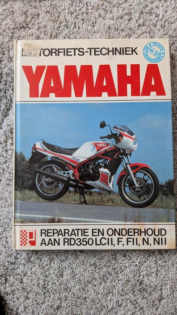 Werkplaatshandboek Yamaha RD350 LC LCII F FII N NII, Boeken, Motoren, Gelezen, Merk of Model, Ophalen of Verzenden