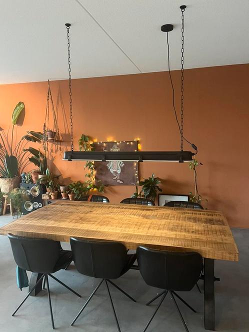 Zuiver hanglamp G.T.A (xl) industriële zwarte lamp metaal, Huis en Inrichting, Lampen | Hanglampen, Zo goed als nieuw, 75 cm of meer