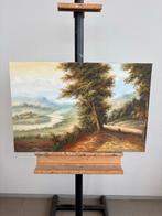 Schilderij van H. Knauf - Landschap, Antiek en Kunst, Kunst | Schilderijen | Klassiek, Ophalen