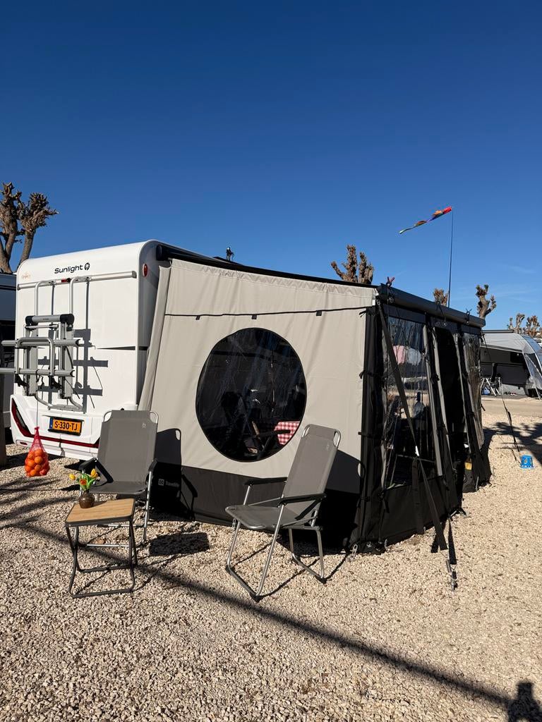 Travellife scala complete set - 2 zij en 2 voorwanden + deur, Caravans en Kamperen, Voortenten en Luifels, Ophalen, Zo goed als nieuw