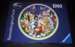 Ronde puzzel van 1000 stukjes Wonderful World of Disney, Ophalen of Verzenden, 500 t/m 1500 stukjes, Legpuzzel, Zo goed als nieuw