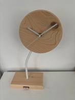 Tafelklok hout modern, Ophalen, Nieuw, Wekker of Tafelklok