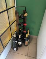 Antiek wijnrek + wijnflessen, Verzamelen, Ophalen of Verzenden, Zo goed als nieuw, Frankrijk, Overige typen