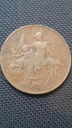 10 centimes 1917 Frankrijk, Postzegels en Munten, Munten | Europa | Niet-Euromunten, Frankrijk, Ophalen of Verzenden, Losse munt