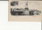 Den Haag Z.W. Buitensingel met Molen en brug 1900, Ophalen of Verzenden, Voor 1920, Ongelopen, Zuid-Holland