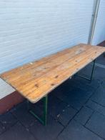 Inklapbare (bier) tafel, Ophalen, Gebruikt, Rechthoekig, Hout