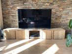 TV- meubel genaakt van sloophout. Afmetingen 250  x 37, Minder dan 100 cm, 25 tot 50 cm, 200 cm of meer, Gebruikt
