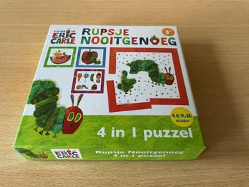 Rupsje nooitgenoeg puzzels. 4 in 1 doos. Als nieuw. beschikbaar voor biedingen