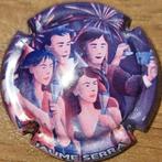 Spaanse cavacapsule JAUME SERRA mauve & roze nr. 155145, Verzamelen, Wijnen, Ophalen of Verzenden, Nieuw, Spanje, Overige typen