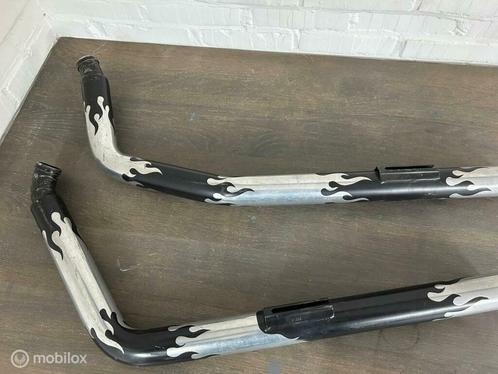 Harley davidson uitlaat Softail/dyna, Motoren, Onderdelen | Harley-Davidson, Gebruikt, Ophalen