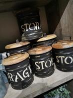 Storage blikken €15,50 p.s. 
16cm breed
22cm hoog, Ophalen of Verzenden, Nieuw, Pot, Bus of Blik