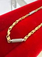 Prachtige 14 kt gouden massieve monte carlo armband, Sieraden, Tassen en Uiterlijk, Ophalen of Verzenden, Nieuw, Goud
