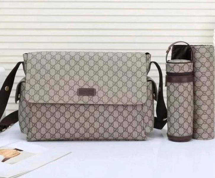 LAATSTE STUK) Gucci Luiertas - Nieuw met accessoires!, Kinderen en Baby's, Luiertassen, Nieuw, Schoudertas, Ophalen