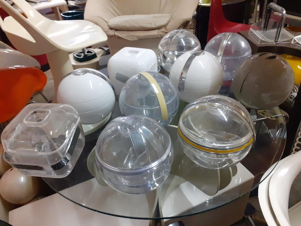 jaren 70 design Guzzini ijsbol diverse space age seventies, Verzamelen, Retro, Ophalen of Verzenden, Overige typen