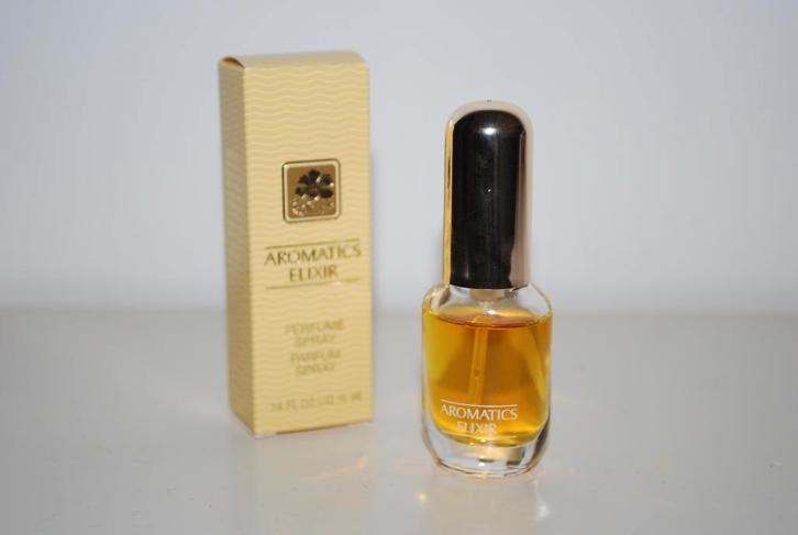 Miniatuur Clinics Aromatics Elixir, Verzamelen, Parfumverzamelingen, Zo goed als nieuw, Miniatuur, Gevuld, Ophalen of Verzenden