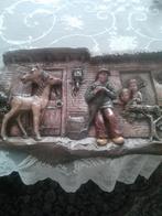 Retro wanddecoratie van steen, Ophalen of Verzenden, Zo goed als nieuw, Mens