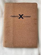SCHRIJFMAP van kurk CELEBRITY CRUISES, Verzenden, Nieuw, Gebruiksvoorwerp