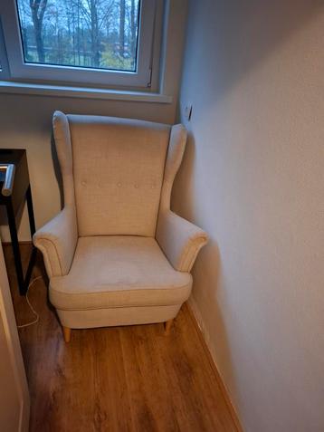 Gratis Ikea fauteuil Strandmon lichtgrijs