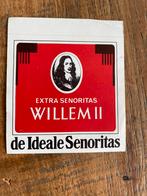 Sticker van Willem 2 sigaren., Verzamelen, Stickers, Ophalen of Verzenden, Zo goed als nieuw