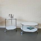 Vintage Salontafel Bijzettafel Strind Ehlen Johansson Ikea, T, Rond, Zo goed als nieuw, Minder dan 50 cm