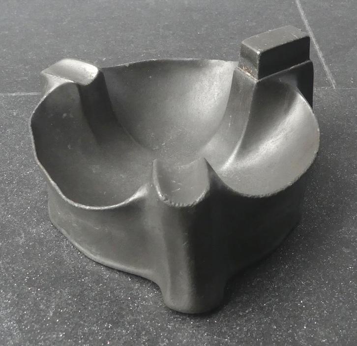 Kayserzinn 449 tinnen asbak tin antiek 1902 West-Germany, Antiek en Kunst, Antiek | Tin, Ophalen of Verzenden