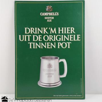 Reclamebord Campbell’s Scotch Ale beschikbaar voor biedingen